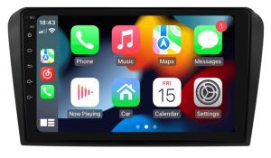 – típus specifikus autóhifi Mazda 3 (2003-2009) 9″-os magyar menüs érintőképernyős Android autórádió