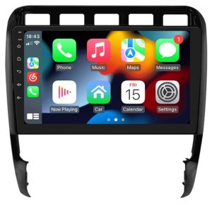 Porsche Cayenne (2002-2010) 9″-os kijelzős 2 DIN Autórádió magyar Android rendszerrel CAN adapter kormányvezérlés Wifi Bluetooth DSP