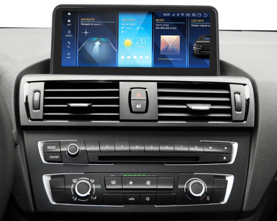 – típus specifikus autóhifi BMW 1 F20 3 F30 4 F32 (2013-2019) hatalmas 10,25