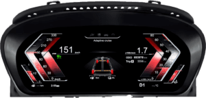 – típus specifikus autóhifi BMW 5 E60 E61 BMW 6 E63 E64 (2003-2010) CCC és CIC digitális kilométeróra csoport 12,3