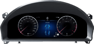 – típus specifikus autóhifi Mercedes E W207 NTG 4.5 és NTG 5.0 (2009-2016) digitális kilométeróra műszeregység 12,3