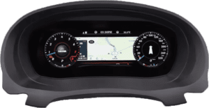 VW Golf 6 (2009-2014) digitális kilométeróra csoport 10,25
