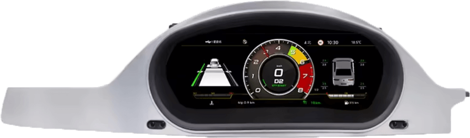 – típus specifikus autóhifi VW Passat B6 B7 (2007-2015) digitális kilométeróra csoport 10,25