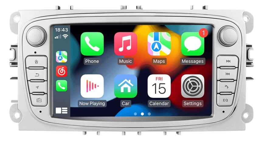 – típus specifikus autóhifi Ford Focus Mondeo S-Max Galaxy magyar menüs 2DIN Android autórádió GPS multimédia
