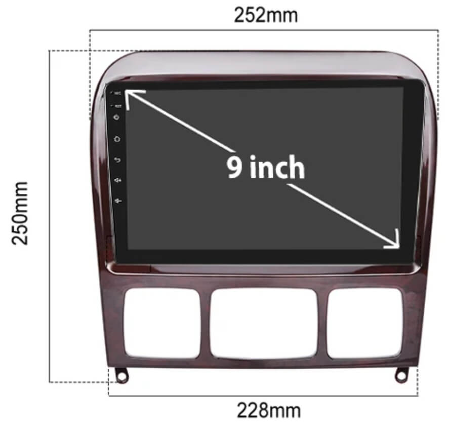 – típus specifikus autóhifi Mercedes S W220 (1999-2006) 9