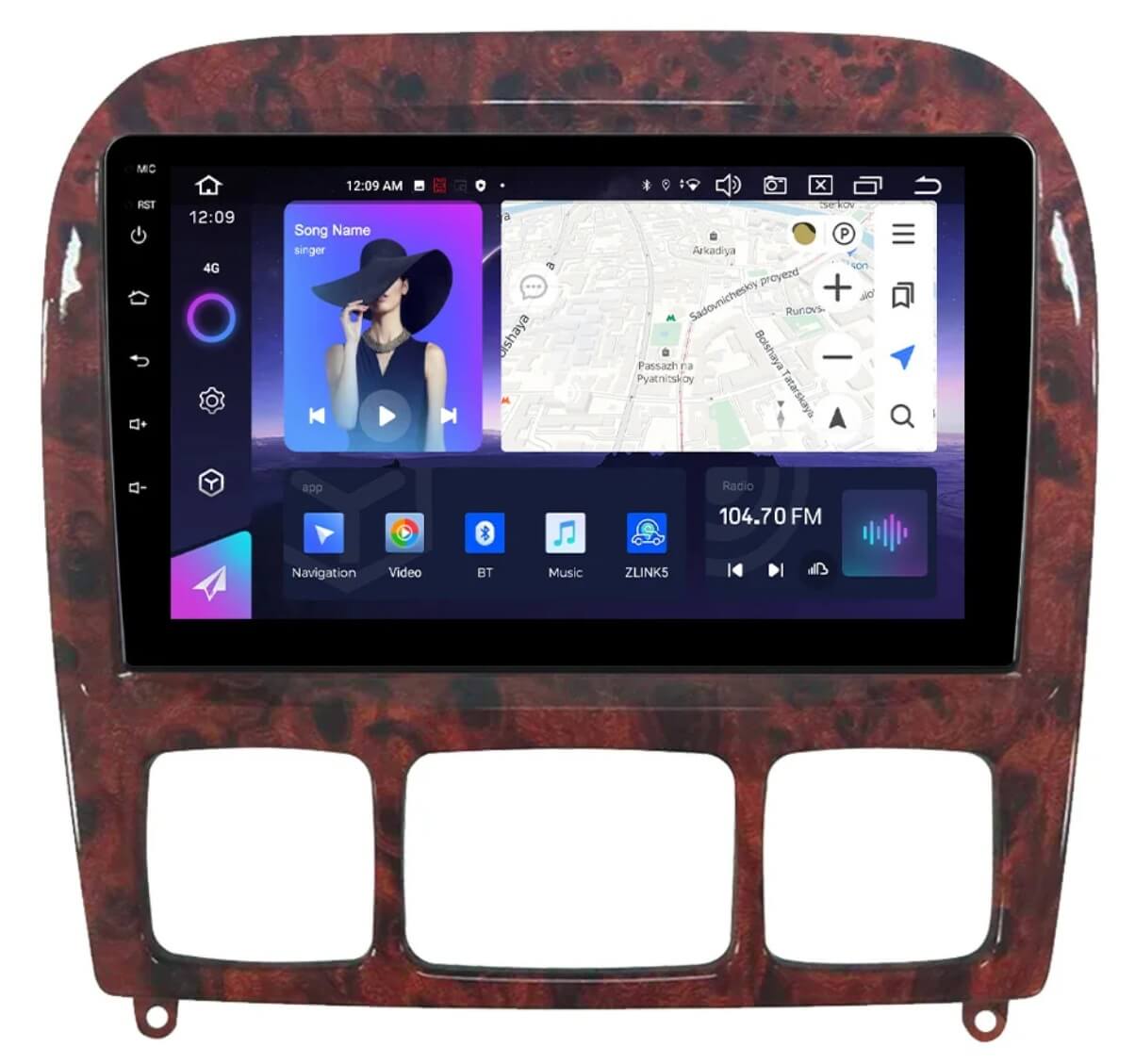 – típus specifikus autóhifi Mercedes S W220 (1999-2006) 9