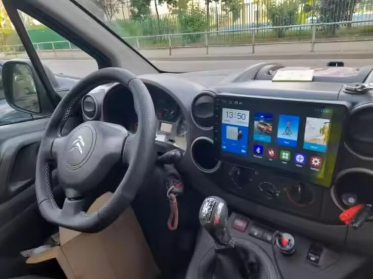 Citroen Berlingo B9 Peugeot Partner (2008-2019) 9" érintős magyar menüs Android GPS fejegység CANBUS vezérléssel, DSP Wifi Bluetooth – 8. kép