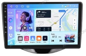 Toyota Aygo Citroen C1 Peugeot 108 (2015-2020) 9"-os kijelzős magyar Android autóhifi fejegység GPS Wifi Bluetooth DSP